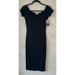 Haley & June Short Sleeve Ribbed Dress